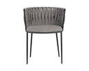 Sunpan Sarai Dining Armchair - Belfast Heather Grey/Belfast Koala Grey