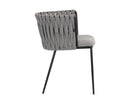 Sunpan Sarai Dining Armchair - Belfast Heather Grey/Belfast Koala Grey