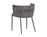 Sunpan Sarai Dining Armchair - Belfast Heather Grey/Belfast Koala Grey
