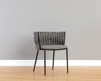 Sunpan Sarai Dining Armchair - Belfast Heather Grey/Belfast Koala Grey