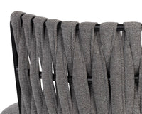 Sunpan Sarai Dining Armchair - Belfast Heather Grey/Belfast Koala Grey