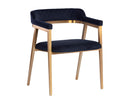 Sunpan Paisley Dining Armchair - Abbington Navy