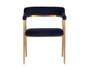 Sunpan Paisley Dining Armchair - Abbington Navy