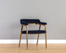 Sunpan Paisley Dining Armchair - Abbington Navy