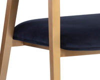 Sunpan Paisley Dining Armchair - Abbington Navy