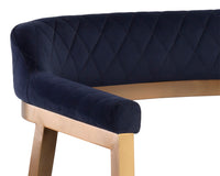 Sunpan Paisley Dining Armchair - Abbington Navy