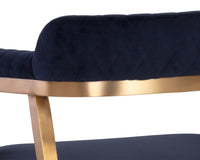 Sunpan Paisley Dining Armchair - Abbington Navy