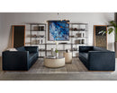 Sunpan Bridgeport Floor Mirror in Dark Brown/Natural