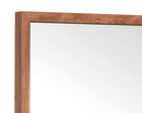 Sunpan Bridgeport Floor Mirror in Dark Brown/Natural