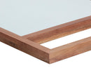 Sunpan Bridgeport Floor Mirror in Dark Brown/Natural