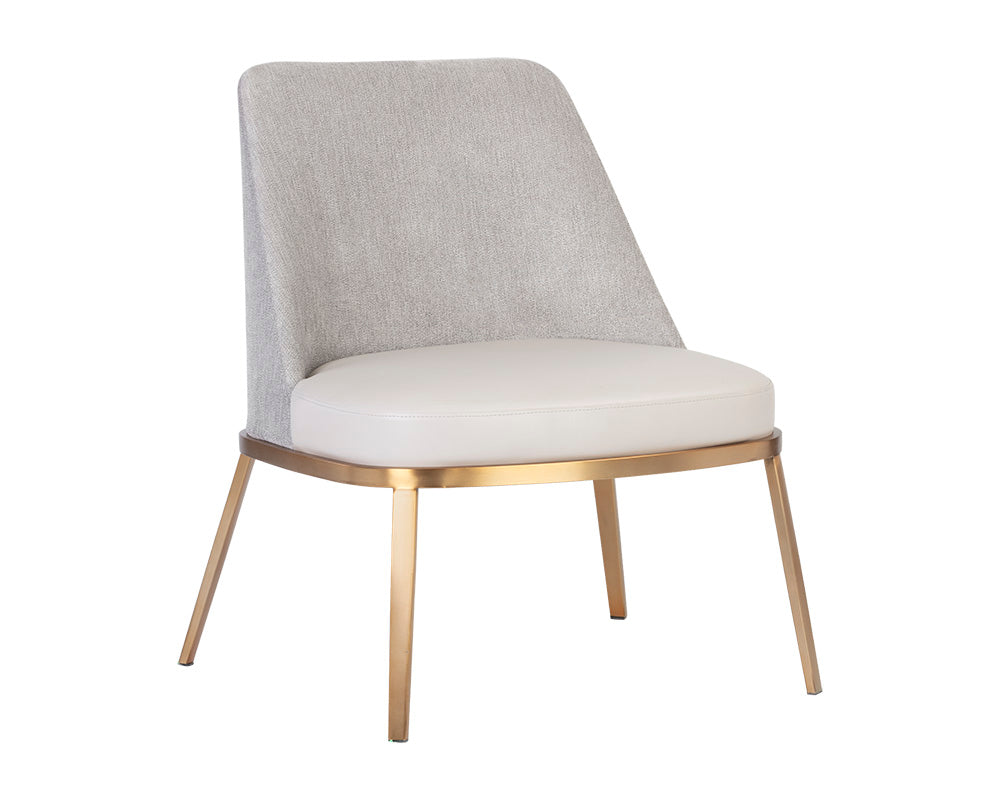 Sunpan Dover Lounge Chair - Bravo Portabella And Sparrow Grey/Napa Stone And Polo Club Stone