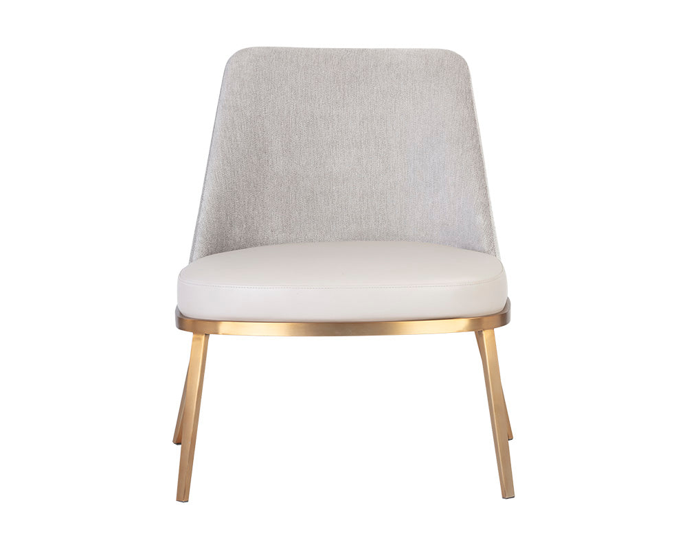 Sunpan Dover Lounge Chair - Bravo Portabella And Sparrow Grey/Napa Stone And Polo Club Stone
