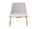 Sunpan Dover Lounge Chair - Bravo Portabella And Sparrow Grey/Napa Stone And Polo Club Stone