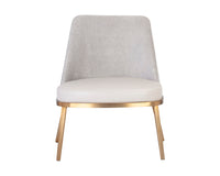 Sunpan Dover Lounge Chair - Bravo Portabella And Sparrow Grey/Napa Stone And Polo Club Stone