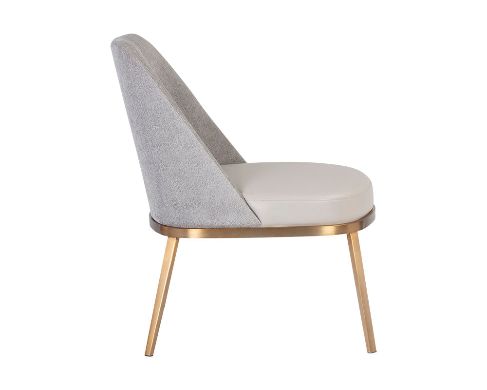 Sunpan Dover Lounge Chair - Bravo Portabella And Sparrow Grey/Napa Stone And Polo Club Stone
