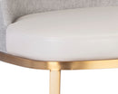 Sunpan Dover Lounge Chair - Bravo Portabella And Sparrow Grey/Napa Stone And Polo Club Stone