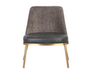 Sunpan Dover Lounge Chair - Bravo Portabella And Sparrow Grey/Napa Stone And Polo Club Stone