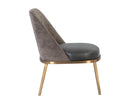 Sunpan Dover Lounge Chair - Bravo Portabella And Sparrow Grey/Napa Stone And Polo Club Stone