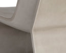 Sunpan Odyssey Lounge Chair In Grey/White