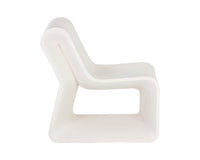 Sunpan Odyssey Lounge Chair In Grey/White