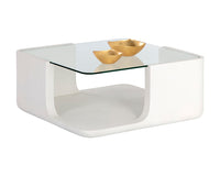 Sunpan Odis Coffee Table, Grey / White