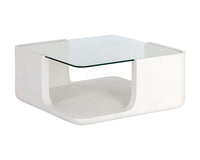 Sunpan Odis Coffee Table, Grey / White
