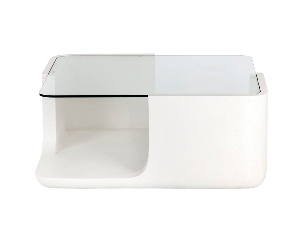 Sunpan Odis Coffee Table, Grey / White