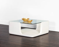 Sunpan Odis Coffee Table, Grey / White