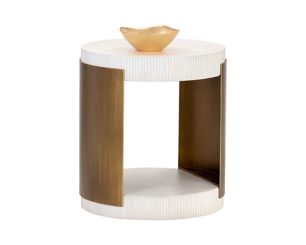 Sunpan Cavette End Table