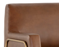 Sunpan Cybil Lounge Chair in Vintage Caramel Leather