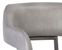 Sunpan Kenny Dining Armchair - Bravo Black/Metal
