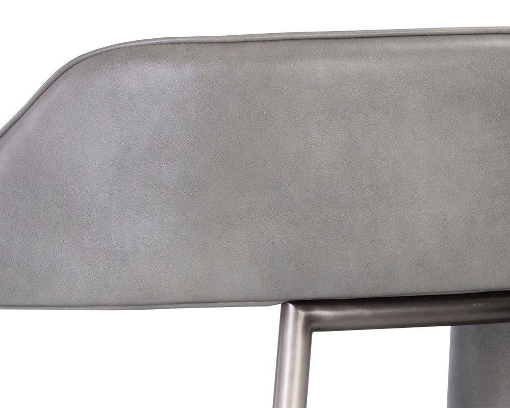 Sunpan Kenny Dining Armchair - Bravo Black/Metal
