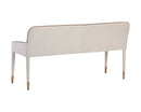 Sunpan Cortland Banquette in Belfast Oatmeal