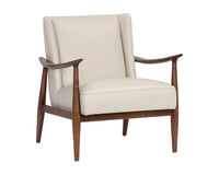 Sunpan Azella Lounge Chair - Manchester Stone Leather