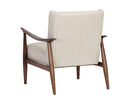 Sunpan Azella Lounge Chair - Manchester Stone Leather
