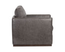 Sunpan Portman Swivel Lounge Chair - Marseille Camel/Concrete Leather