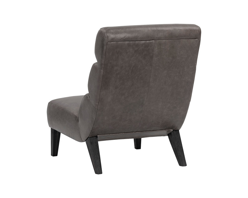 Sunpan Ellison Lounge Chair - Marseille Camel/Concrete Leather