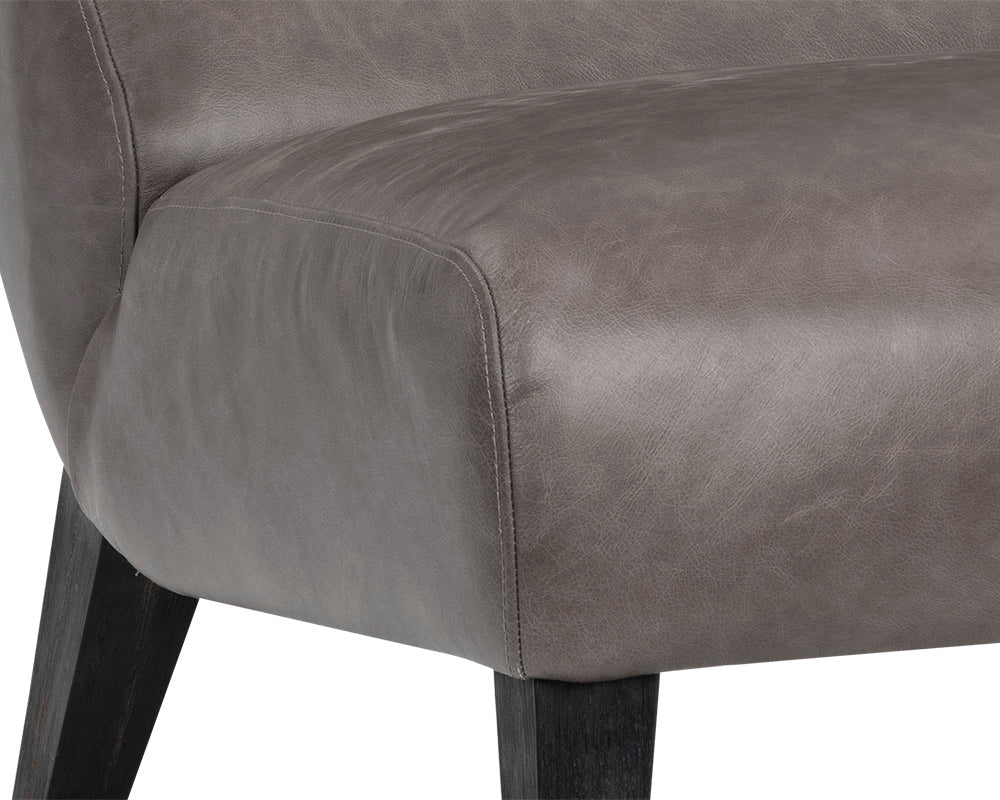 Sunpan Ellison Lounge Chair - Marseille Camel/Concrete Leather