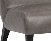 Sunpan Ellison Lounge Chair - Marseille Camel/Concrete Leather