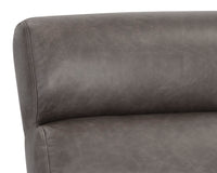 Sunpan Ellison Lounge Chair - Marseille Camel/Concrete Leather