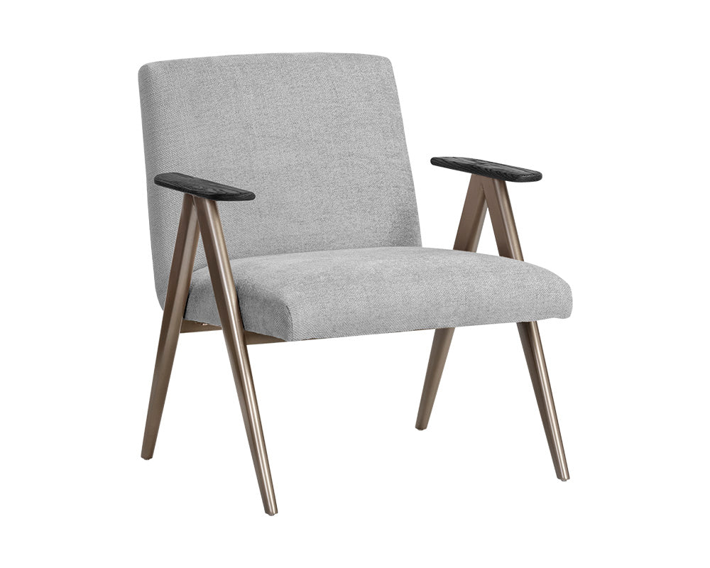 Sunpan Baldwin Lounge Chair in San Remo Winter Cloud