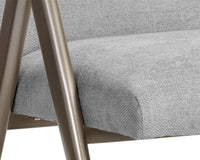 Sunpan Baldwin Lounge Chair in San Remo Winter Cloud