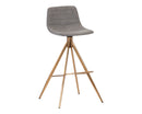 Sunpan Andres Swivel Barstool - Belfast Koala Grey