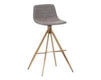 Sunpan Andres Swivel Barstool - Belfast Koala Grey