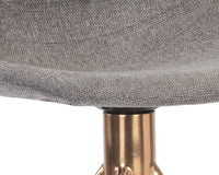 Sunpan Andres Swivel Barstool - Belfast Koala Grey