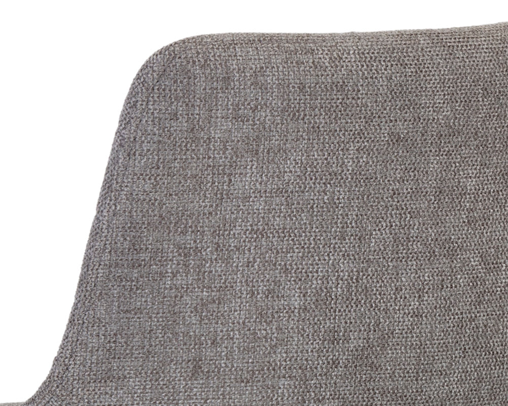 Sunpan Andres Swivel Barstool - Belfast Koala Grey