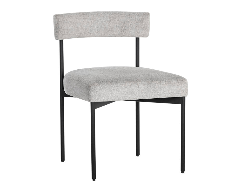 Sunpan Seneca Dining Chair - Antique Brass - Arena Cement/Arena Navy/Velvet Blush/Velvet Slate/Polo Club Stone