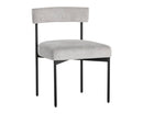 Sunpan Seneca Dining Chair - Antique Brass - Arena Cement/Arena Navy/Velvet Blush/Velvet Slate/Polo Club Stone