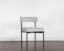 Sunpan Seneca Dining Chair - Antique Brass - Arena Cement/Arena Navy/Velvet Blush/Velvet Slate/Polo Club Stone