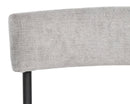 Sunpan Seneca Dining Chair - Antique Brass - Arena Cement/Arena Navy/Velvet Blush/Velvet Slate/Polo Club Stone